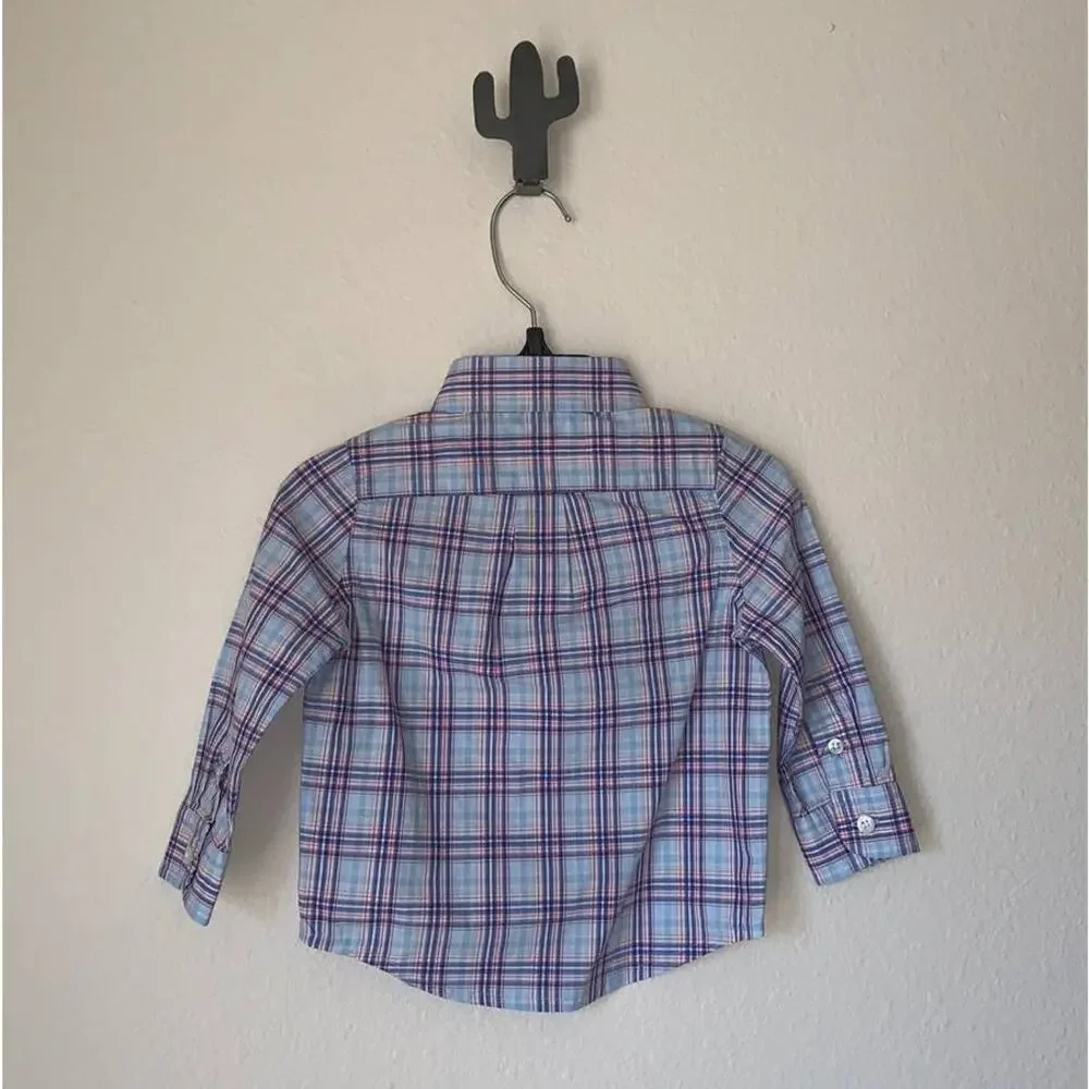 5/$25 NEW Janie and‎ Jack Girls Plaid Shirt